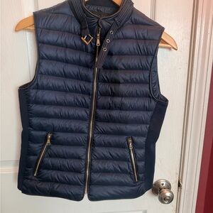 Zara Blue Down vest